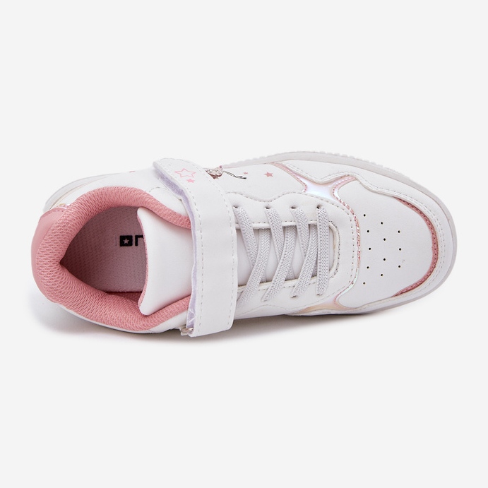 EVento Scarpe sportive per ragazze, ballerina bianca 2