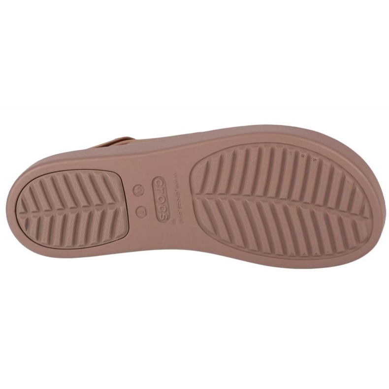 Sandali Crocs Brooklyn con zeppa bassa 206453-2EL beige 4