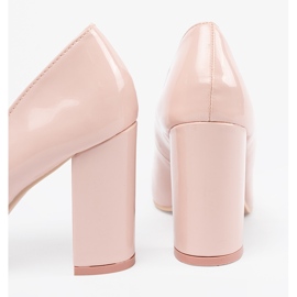 Seastar Décolleté in vernice rosa 1