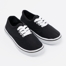 Sneaker per bambini neri classici nero 2