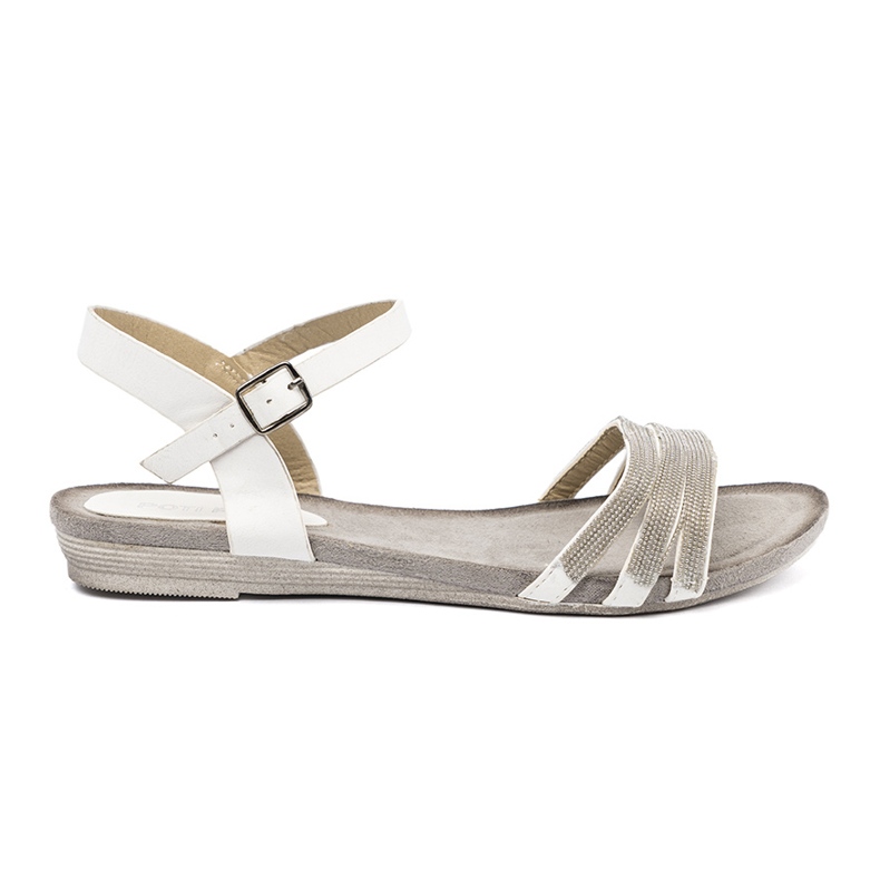 Shelvt Sandali da donna eleganti con strisce glitter multicolore 2
