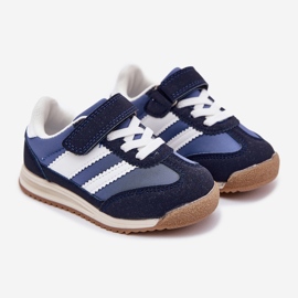 Scarpe sportive blu navy sneaker per bambini 1