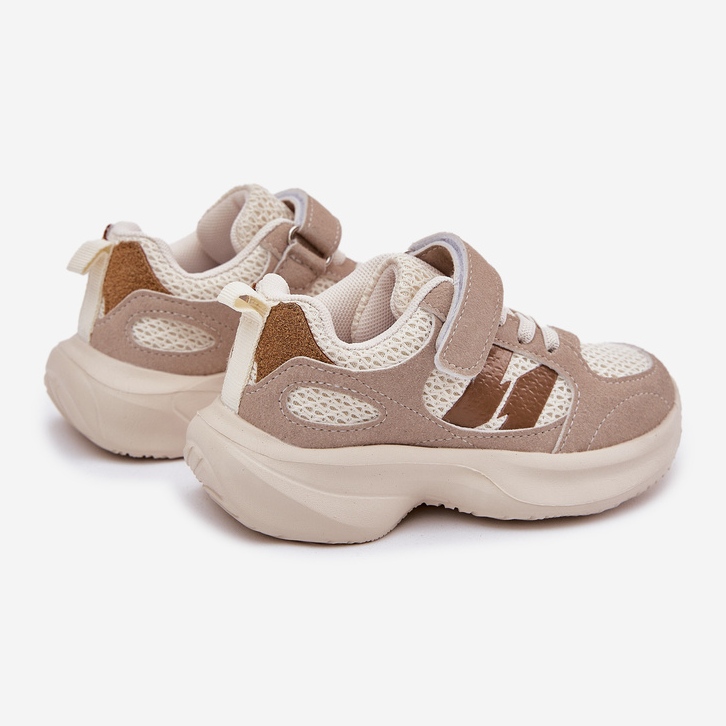 Scarpe da ginnastica con sneaker con beige 2