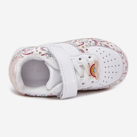 Scarpe sportive per bambini Sneaker Unicorn White bianca 2