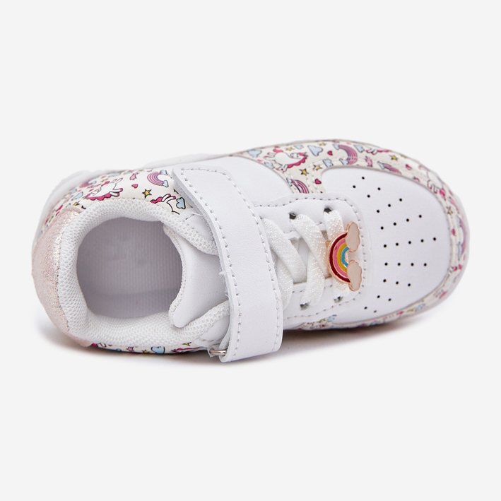 Scarpe sportive per bambini Sneaker Unicorn White bianca 2