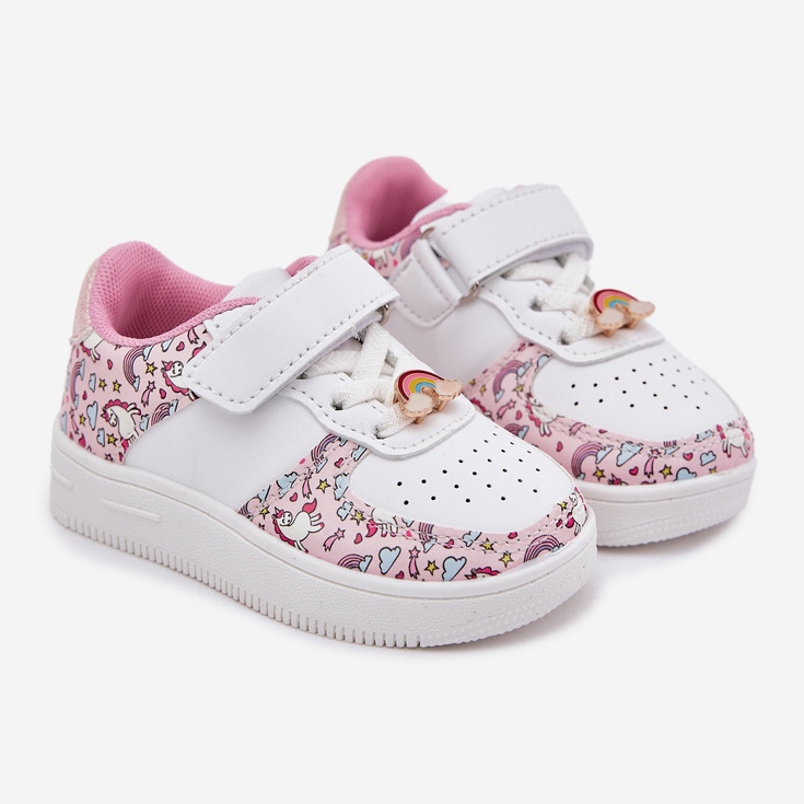 Scarpe sportive per le scarpe da ginnastica per bambini bianca 1