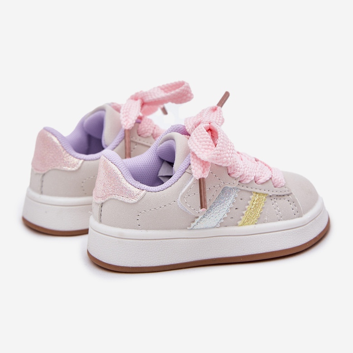 Sneaker Sneaker Sports Sports Multikolor Velcro beige 2