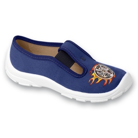 BEFADO RAGAZZO SLIPERS 975X200 con applicazione blu 1