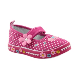 American Club Sneaker americane a pois rosa bianca 1