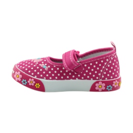 American Club Sneaker americane a pois rosa bianco 2