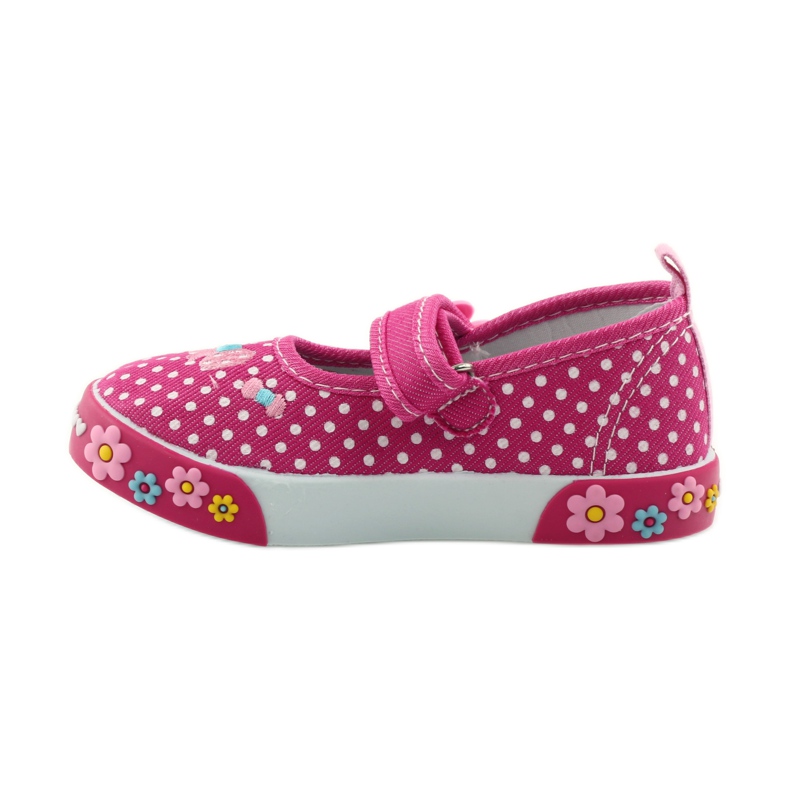 American Club Sneaker americane a pois rosa bianco 2