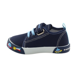 American Club Sneakers sneakers americane sottopiede in pelle blu navy blu bianco 2