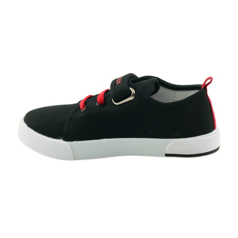 American Club Sneakers sneakers americane sottopiede in pelle rosso nero 2