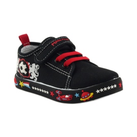 American Club Sneakers sneakers americane sottopiede in pelle rosso nero bianco 1