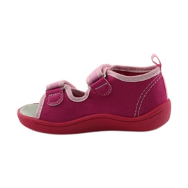 American Club Sandali con soletta in pelle americana rosa 2