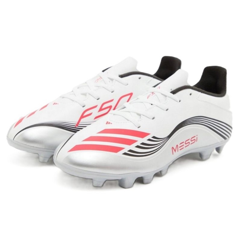 ADIDAS F50 Messi Club FG/MG JP7443 SCARPE DI CALCIO bianco 1