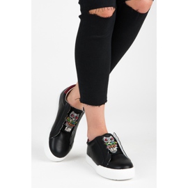 Vices Sneakers Slip-on Con Gufi nero 2