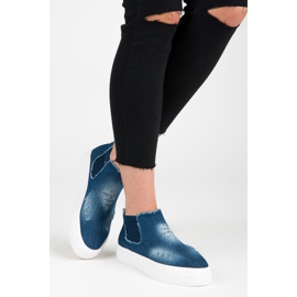 Seastar Il denim scivola sopra la caviglia blu 2