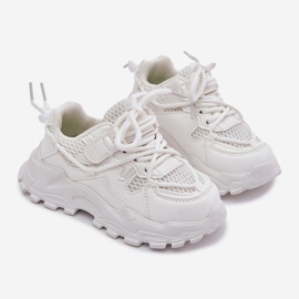 Scarpe sportive per bambini bianchi bianca 1