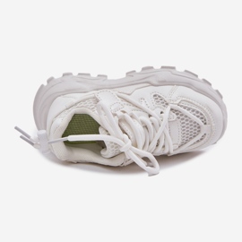 Scarpe sportive per bambini bianchi bianca 2