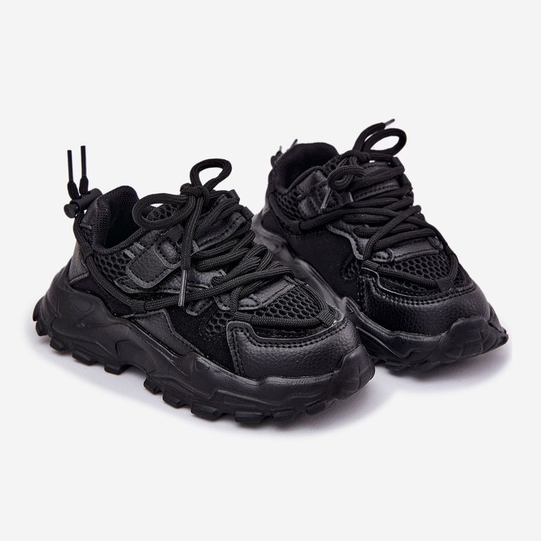 Scarpe sportive per bambini neri nero 1
