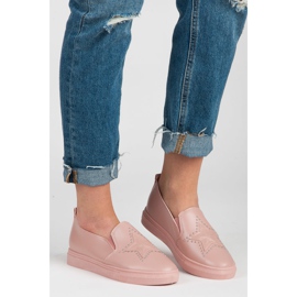 Slipons rosa con una stella 1