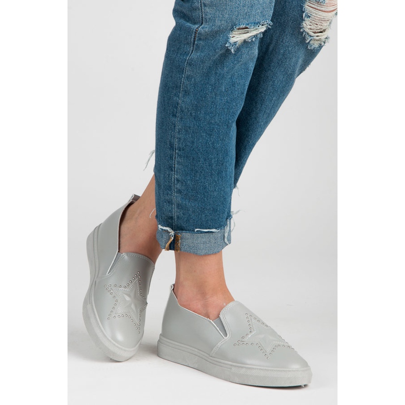 Slipon Grigi Con Una Stella grigio 2