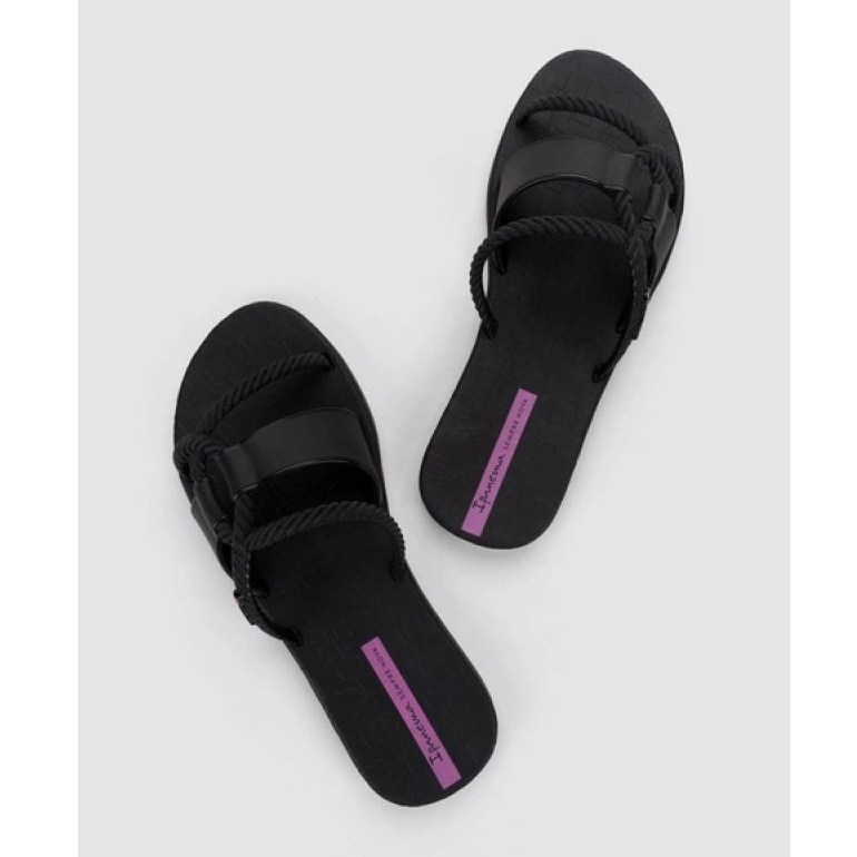 Ipanema da donna Slidel da donna 27232 BG830 Black Flip -Flops nero 4