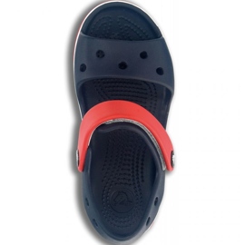 Crocs Crocband Sandalo Bambino 12856 485 bianca rosso blu 2