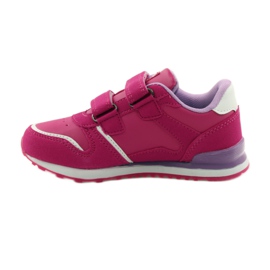 American Club Sottopiede sportivo in pelle da jogging americano rosa 2