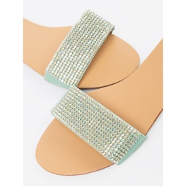 Shelvt Flip verdi in strass verde 1