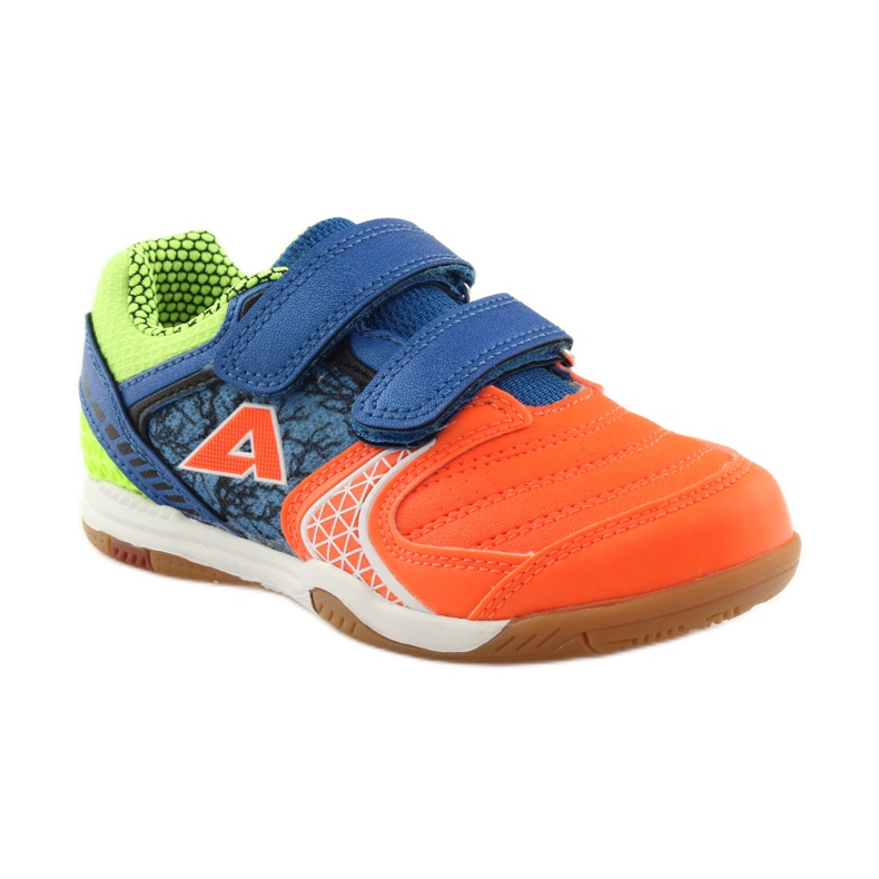 Sneakers indoor American Club ADI 170620 arancione, blu, verde arancia bianco 1