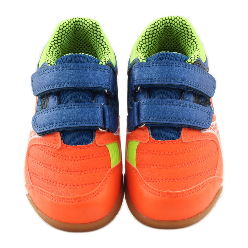 Sneakers indoor American Club ADI 170620 arancione, blu, verde arancia bianco 4