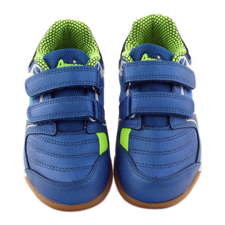 American Club Sneakers sportive ADI americane 170620 blu navy verde blu bianco 4