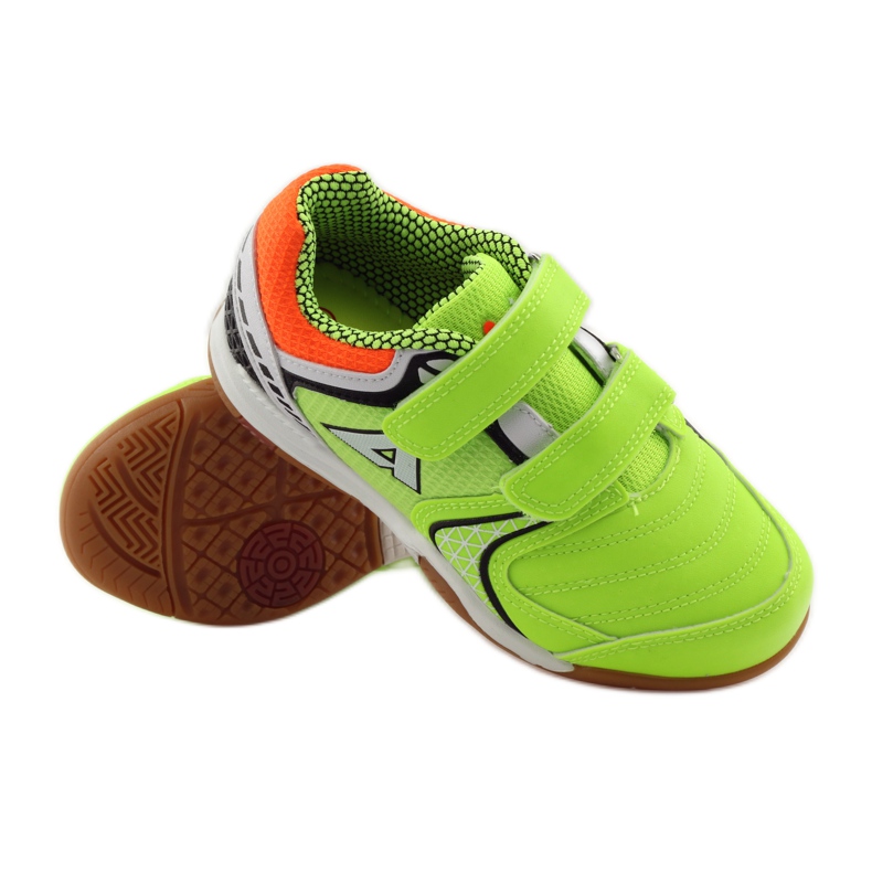 American Club Sneakers sportive ADI americane 170620 verde arancia bianco 3