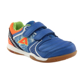 American Club Sneakers sportive ADI americane 170620 verde arancia blu bianco 1