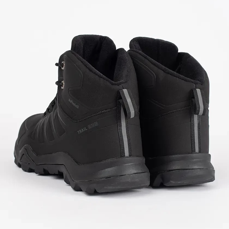 Vico Scarpe da trekking alte da uomo nere nero 1