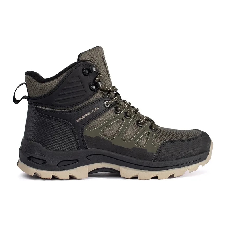 Vico Scarpe da trekking da uomo nero verde 1