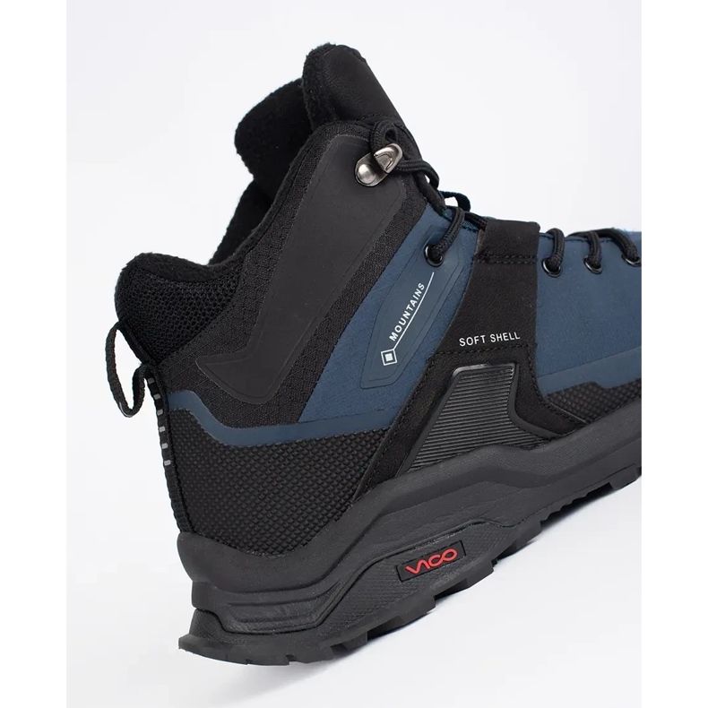 Vico Scarpe da trekking da uomo blu nero e blu 1
