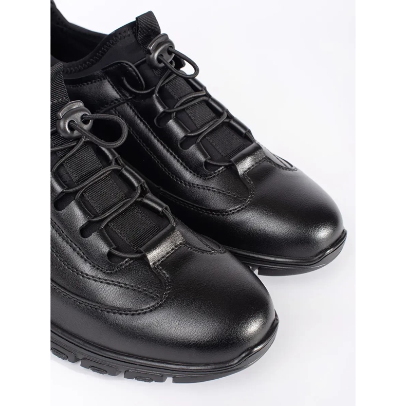 Scarpe sportive nere sneaker basse nero 1