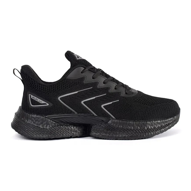 Vico Scarpe sportive per uomini neri nero 2