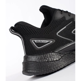 Vico Scarpe sportive per uomini neri nero 1