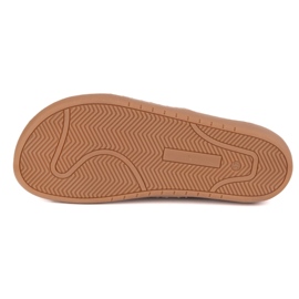 Sneaker a piedi nudi femminili Maja Olivier - Cappuccino Anatomical Leather Shoes beige 1