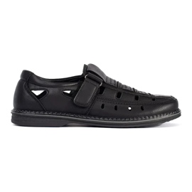 Scarpe da lavoro per uomini neri nero 1