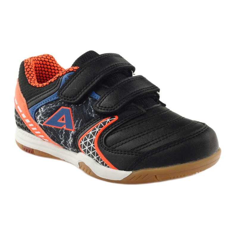 Sneakers indoor American Club ADI 170620 nera, arancione, blu arancia nero bianco 1