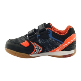 Sneakers indoor American Club ADI 170620 nera, arancione, blu arancia nero bianco 2