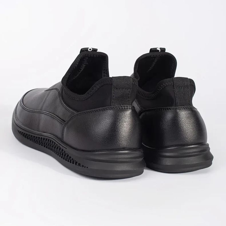 Sono scivolato con le scarpe eco-inoamiche nero 1
