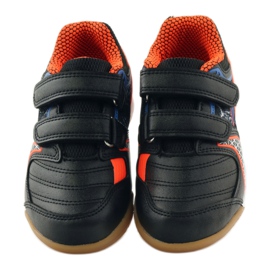 Sneakers indoor American Club ADI 170620 nera, arancione, blu arancia nero bianco 4