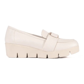 Goodin Luce -Beige Scarpe a cuneo 1