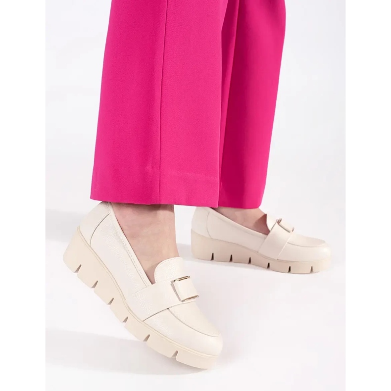 Goodin Luce -Beige Scarpe a cuneo 2